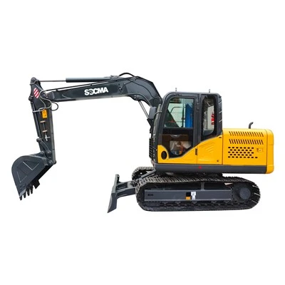 8 Tonnen 8000 kg Raupen-Minibagger kleiner Bagger mit Anbaugerät zu verkaufen