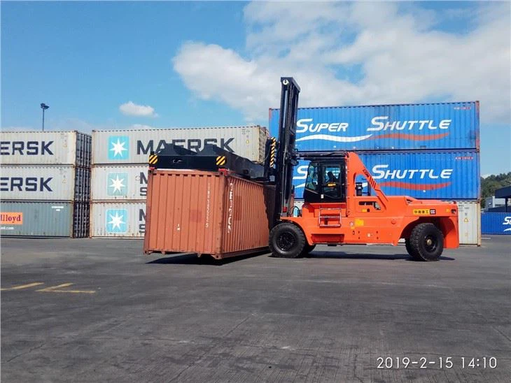 Container Toplader 35 Tonnen