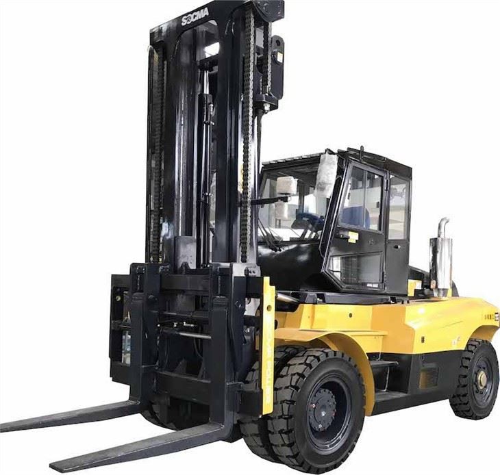 High Quality 12 Ton Diesel Forklift Color Yellow