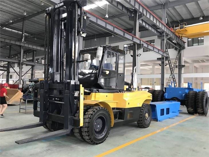 High Quality 12 Ton Diesel Forklift Color Yellow
