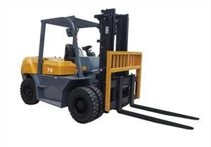 7 Ton Gabelstapler Motor Chaochai große Joe Aufzug Handling Systeme Arbeiten für Marmor Stein Fabrik Lift Höhe 5 Meter Mast 3 Stufe