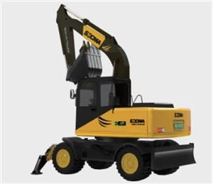 15-t-Radbagger mit Lithiumbatterie