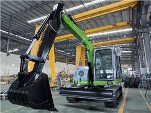 Elektrische Radbagger-Lithium-Maschine